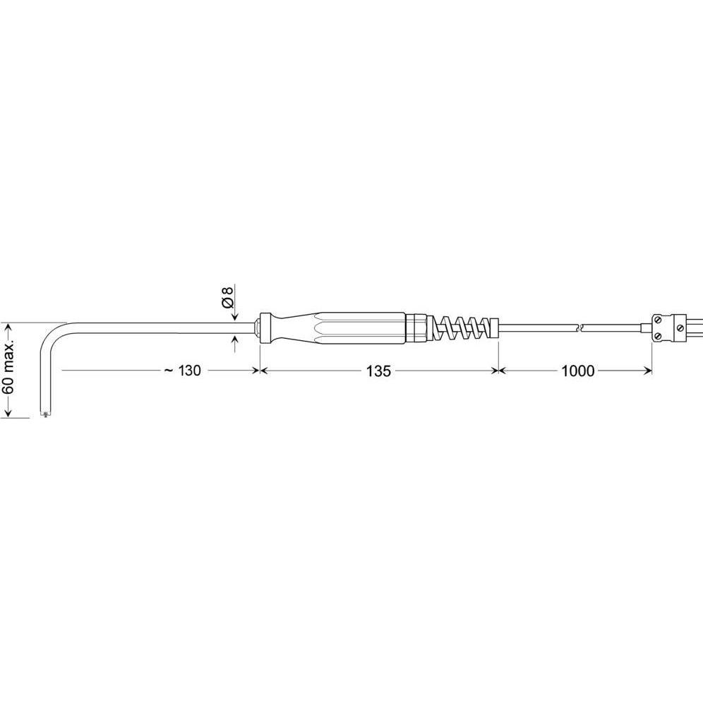 Thumbnail - Greisinger Oberflächen-Temperaturfühler G (Thermometer), Messtechnik, Schwarz