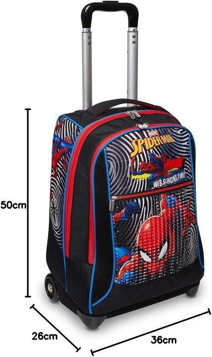 Produktbild Seven Spider-Man The Greatest Hero 2-in-1 Trolley mit Schouderbanden für Schule und Freizeit (32 l)