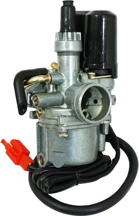 Actual product image P2R straight carburettor with electric choke and o-ring intake seal peugeot 50 tkr, speedfight 1 et 2
