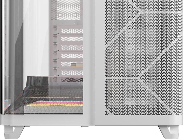 Actual product image Corsair AIR 5400 LX-R RGB LINK WHITE MID (ATX, mATX, E-ATX, Mini-ITX)