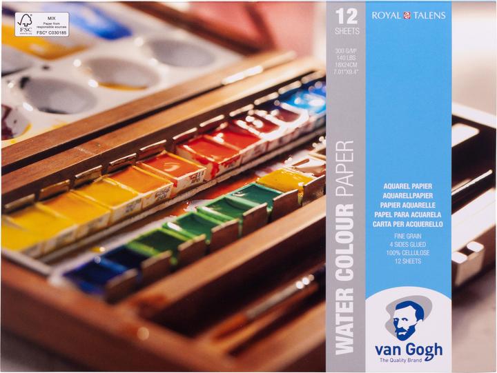 Van Gogh Aquarellblock 18 x 24 cm, 12 Blatt (18 x 24 cm)