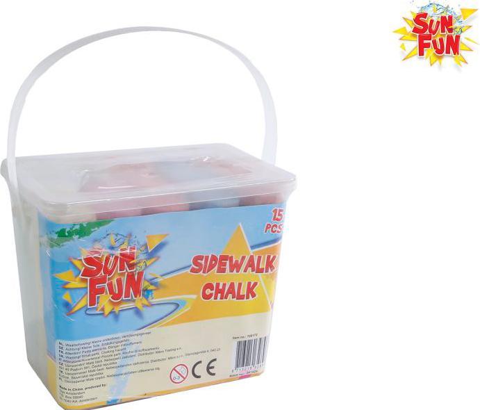 Sun Fun Strassenkreide, 15 Sticks (15x)