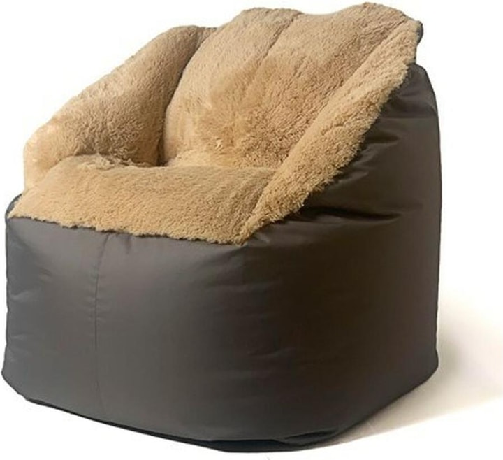 Produktbild Go Gift Sako Tasche Pouf Fluffy braun XXL 140 x 90 cm
