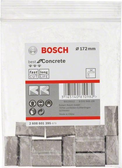 Produktbild Bosch Professional Zubehör Segmente für Diamantbohrkronen 1 1/4Zoll UNC Best for Concrete 12, 172mm, 11,5mm (172 mm)