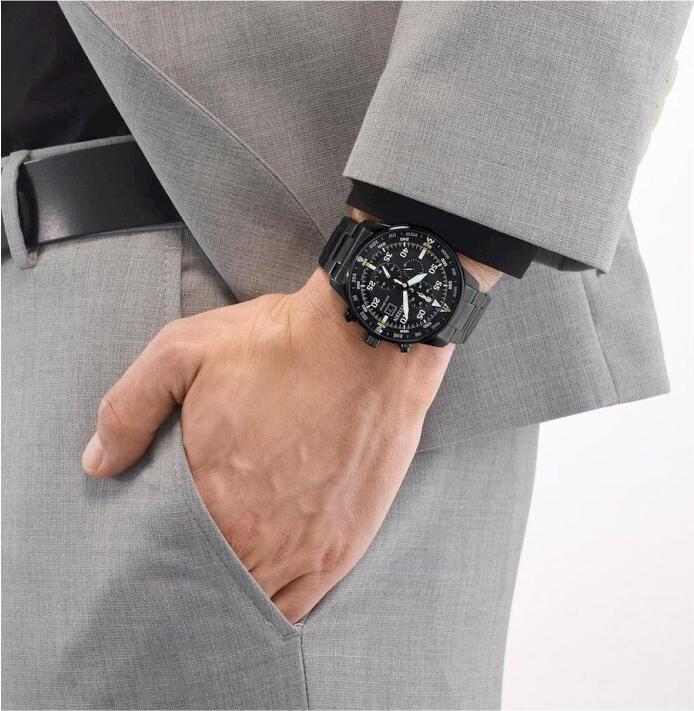 Actual product image Citizen Eco-Drive Chrono CA0695-84E (M) (Chronograph, 44 mm)
