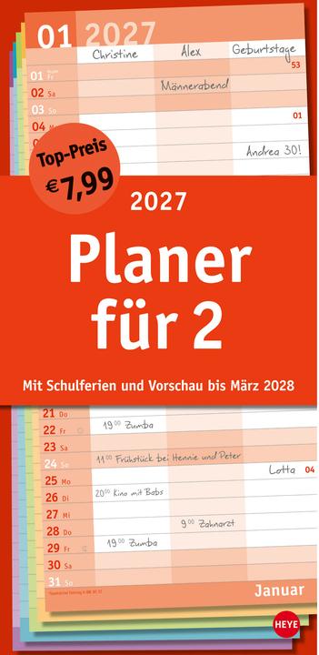 Basic Planer für zwei 2027