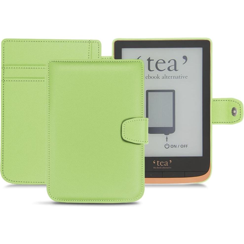 Noreve Lederschutzhülle Wallet (Touch HD 3), eReader Zubehör, Grün