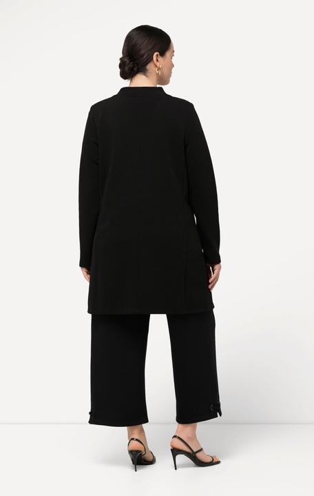 Immagine prodotto Ulla Popken Giacca di jersey con bottone automatico, scollo a V e maniche lunghe (42, 44)