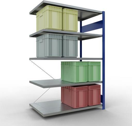 Produktbild Schulte Lagertechnik Stecksystem Anbauregal MULTIplus250 mit Kreuzstrebe