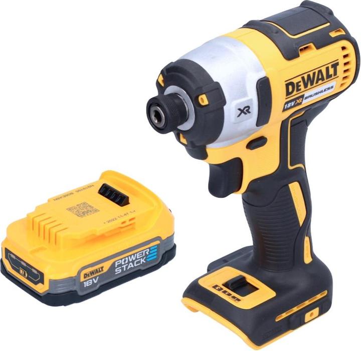 Image du produit DeWalt DCF 887 N Clé à choc 18 V 205 Nm 1/4" Brushless + 1x batterie 1,7 Ah - sans chargeur