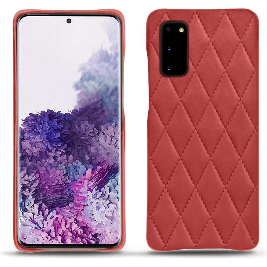 Noreve Lederschutzhülle (Samsung Galaxy S20), Smartphone Hülle, Rot