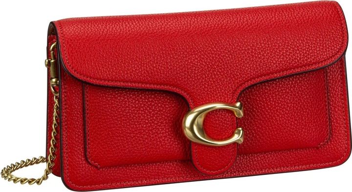 Coach Umhängetasche Tabby Chain Clutch Polished Pebble