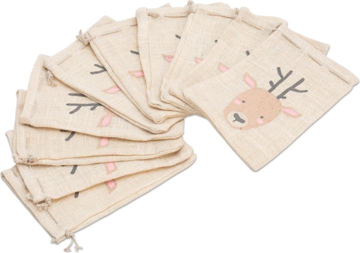 Immagine prodotto Folia 10 Sacchi di Babbo Natale con renne (10x)