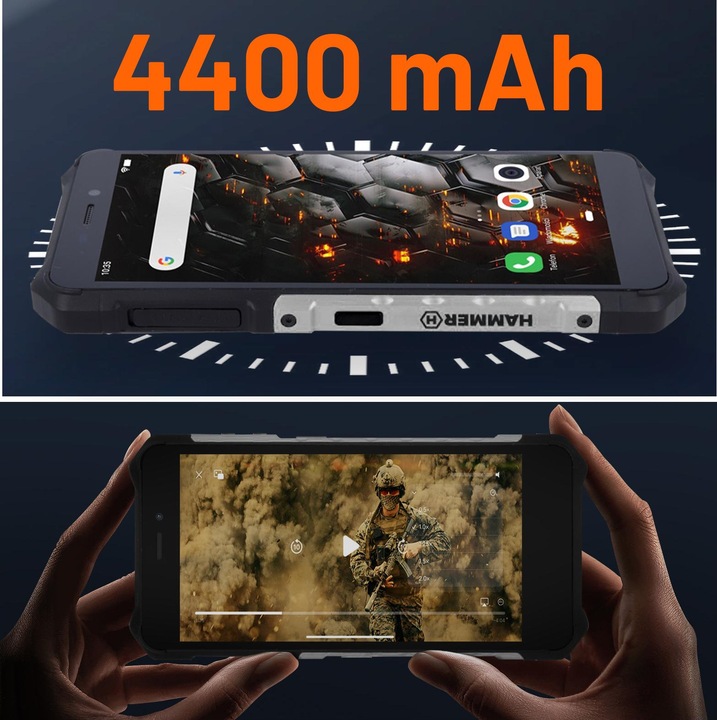 Actual product image Myphone Hammer Iron 3 (32 GB, Black, Silver, 5.45", Single SIM, 12 Mpx, 4G)