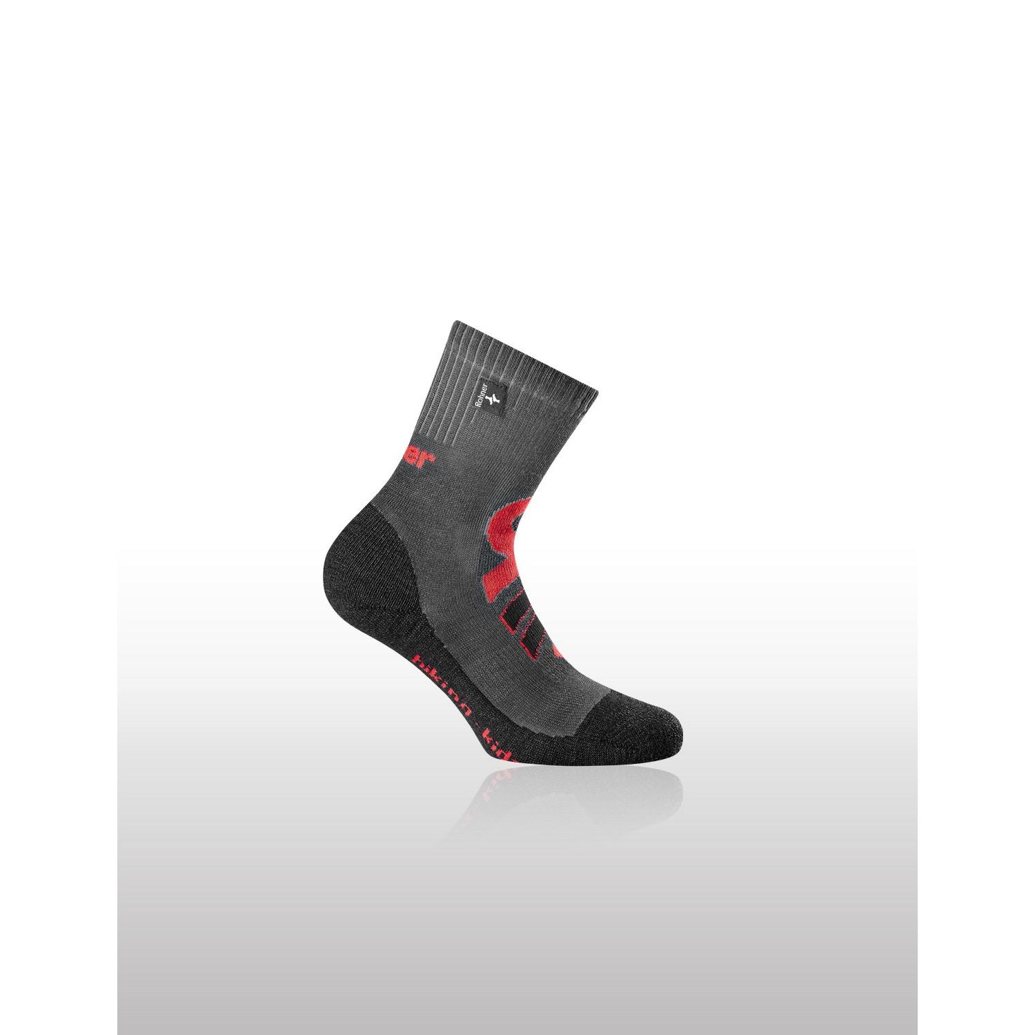 Thumbnail - Rohner, Unisex, Sportsocken, Kinder Hiking Socke (35 - 38), Grau