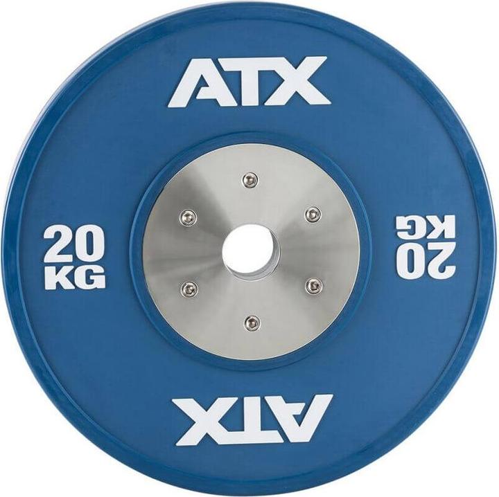 Image du produit ATX HighQuality - Bumper Plates - Weightlifting - internationaler Farbcode (1 x 20 kg)