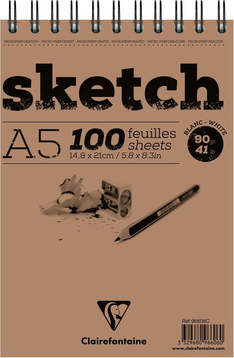 Produktbild Clairefontaine Trockene Techniken (A5)