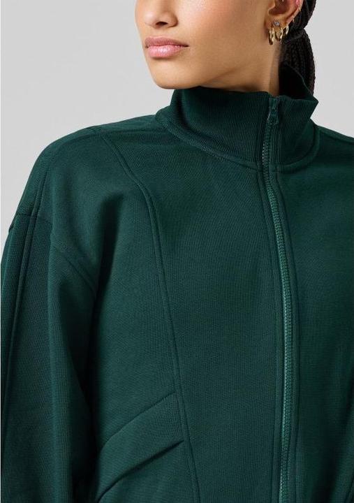 Produktbild CASALL Comfy Full Zip Sweater, green (XS)