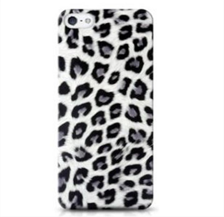 Actual product image Ultra Case Wild Cat Case for iPhone 5/5S/SE Leopard Pattern White/Grey (Apple iPhone 5s, Apple iPhone SE, Apple iPhone 5)