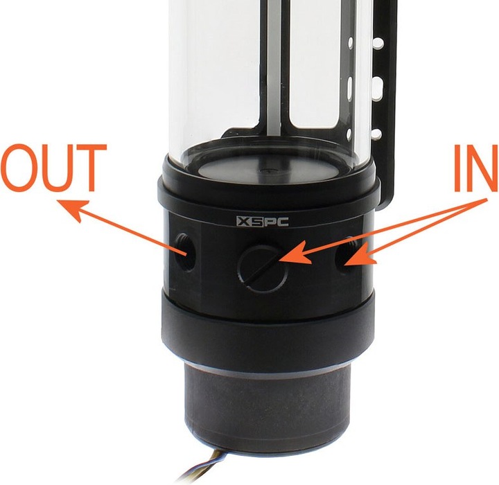Actual product image XSPC D5 Photon 170 aRGB compensation tank V3, for D5 pumps