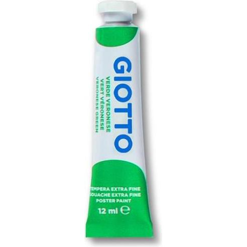 Giotto, Colore + Vernice per fai da te, 352013 colore a tempera 12 ml Tubo Verde (12 ml)