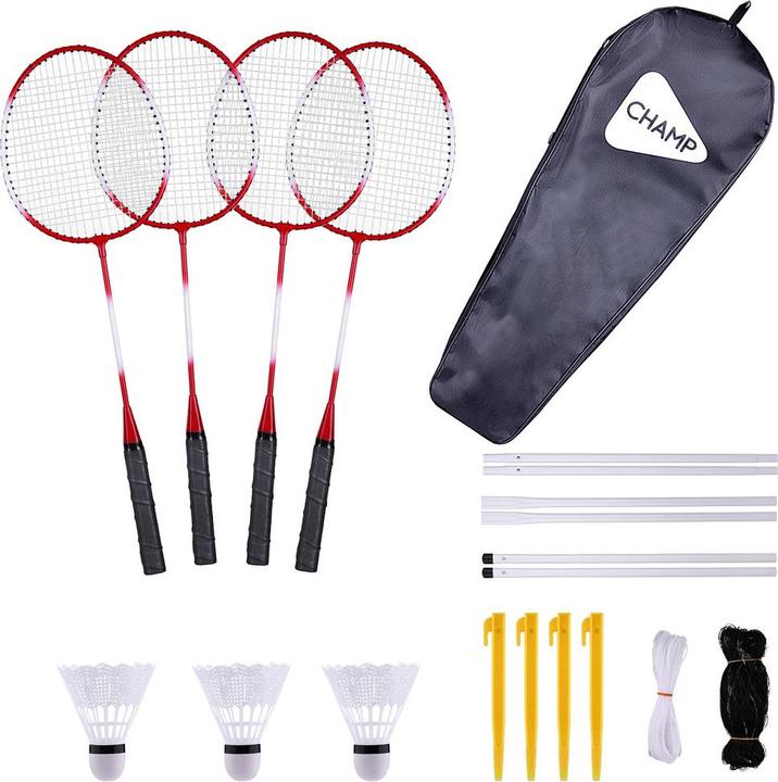 Champ Badminton-Set für 4 Spieler