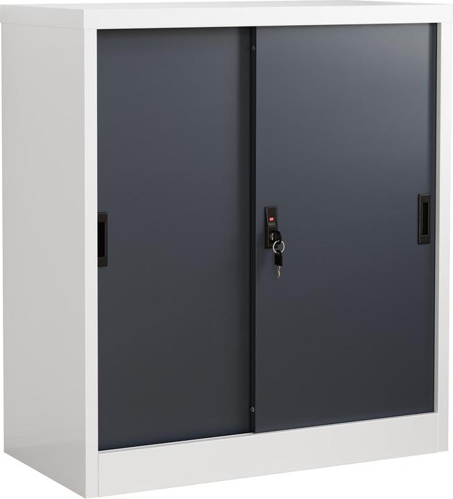 Actual product image VCM Stahlschrank abschliessbar Malivo 2fach (80 x 40 x 90 cm)