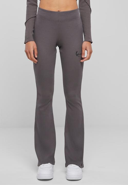 Actual product image Karl Kani KW233-054-2 KK Small Signature Flared Rib Leggings (M)