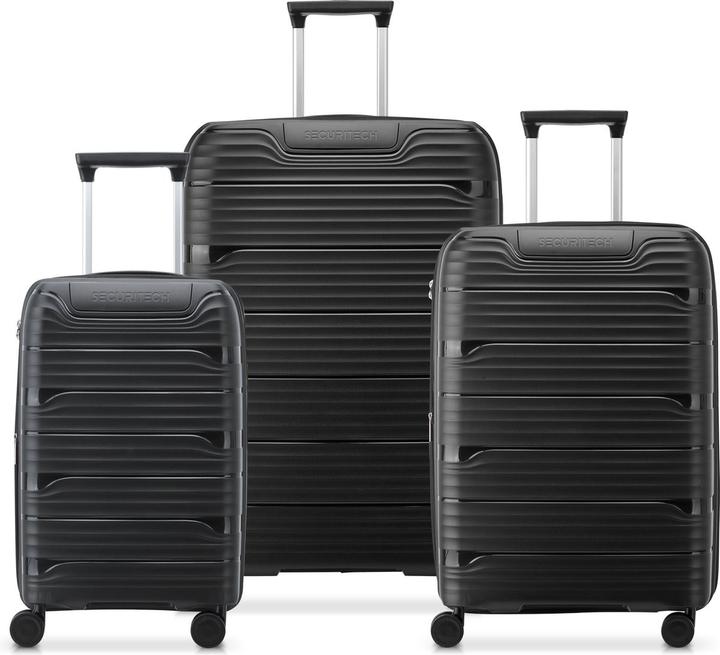 Produktbild Delsey Securitech von Paris - Lugcase Set Dune - 3 -Stück - Handgepäck 48L + Roller Gepäck 94L und 1 (48 l)