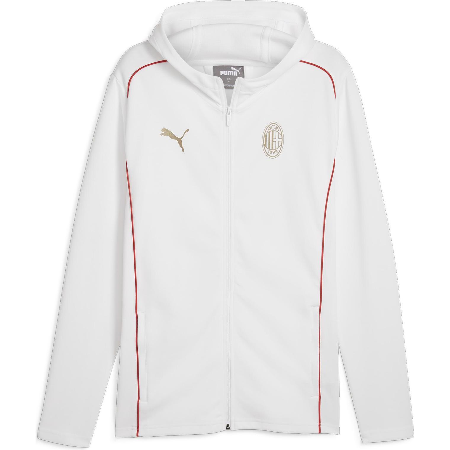 Puma, Herren, Laufjacke, ACM Casuals Hooded Jacket (3XL), Weiss, 3XL