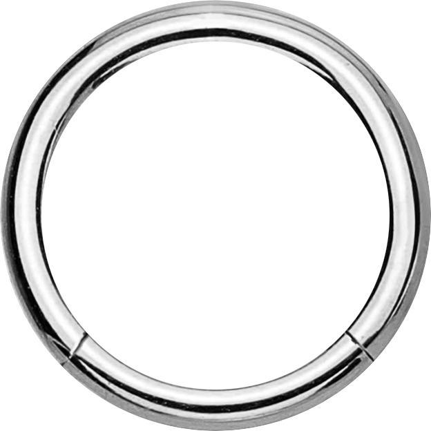 Immagine prodotto Star Piercing Sterlier Micro anello a segmento incernierato argento (senza ottone, Titanio)