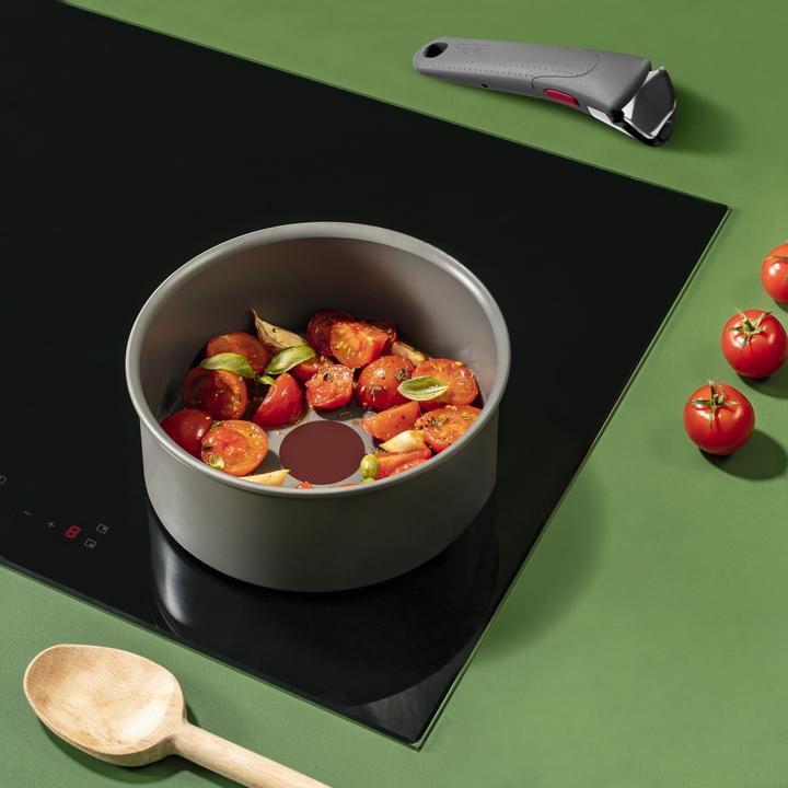 Produktbild Tefal Ingenio Renew, Keramik, 11-teiliges Set (26 cm, Pfannenset + Topfset, Kochtopf, Wok Pfanne, Bratpfanne, Stielkasserolle, Aluminium)