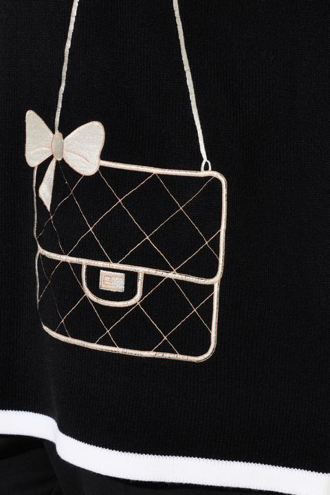 Image du produit Miamoda Pull avec broderie Coco, coupe Comfort Fit (58)