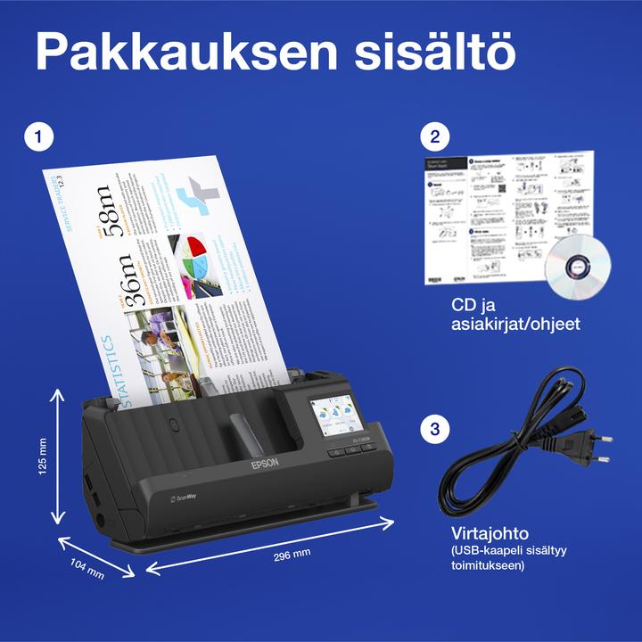Actual product image Epson ES-C380W (USB, WLAN)