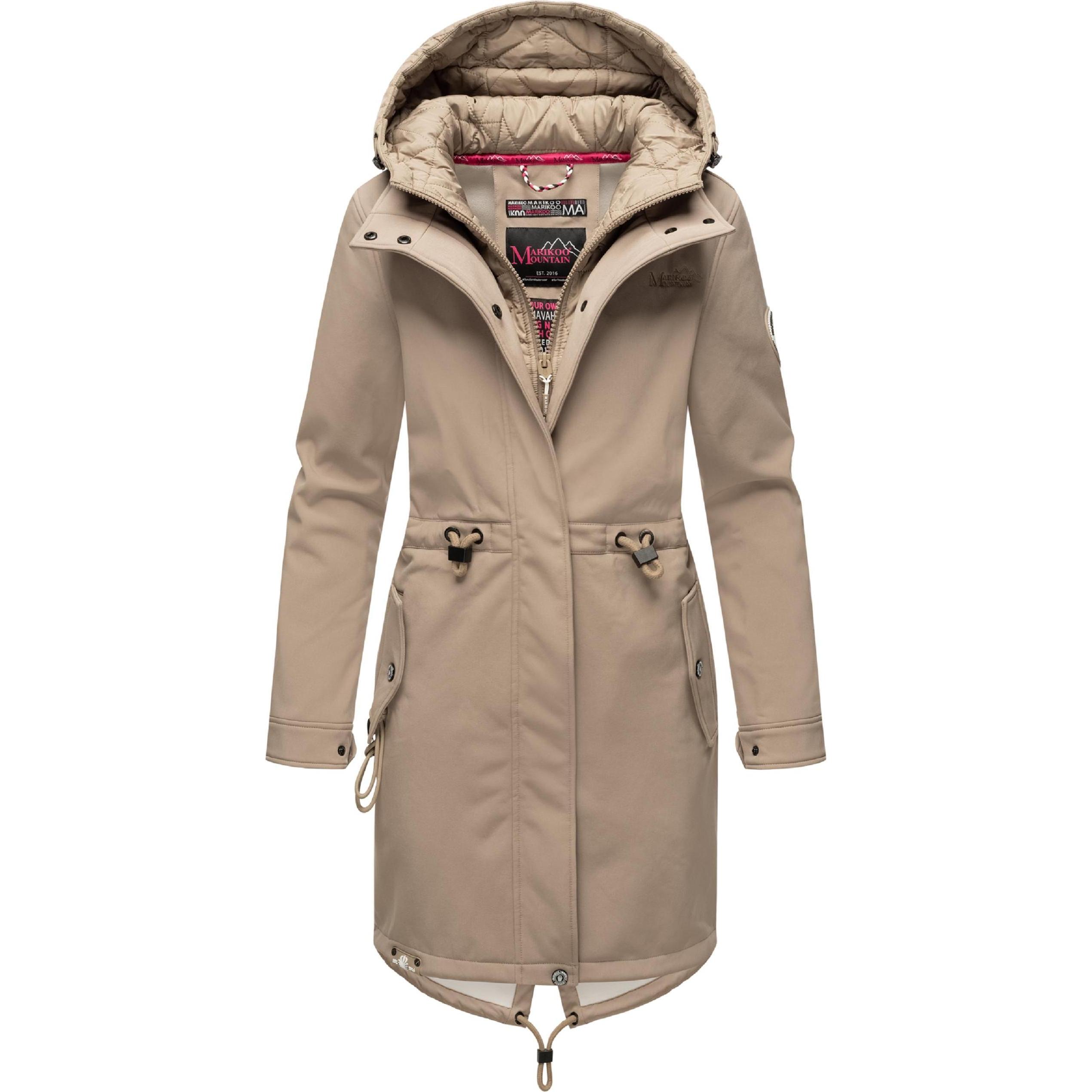 Marikoo, Damen, Jacke, Mount Presanella (XXL), Grau, XXL