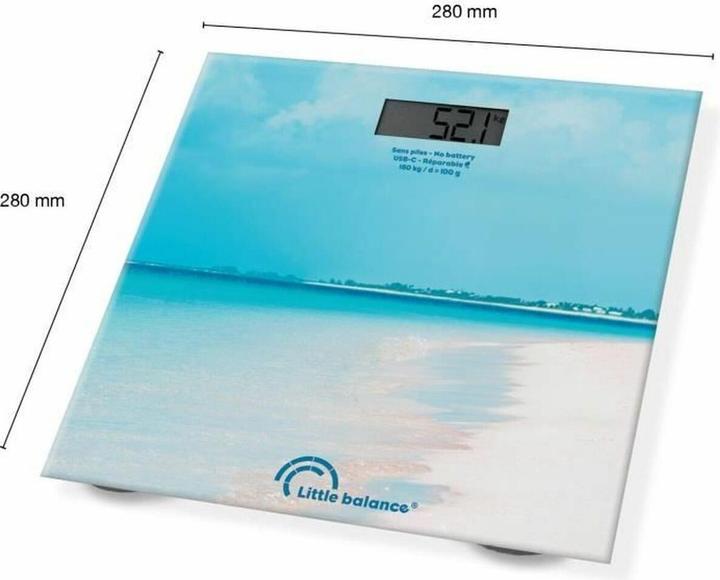 Produktbild Little Balance Digitale Personenwaage Caribe (180 kg)