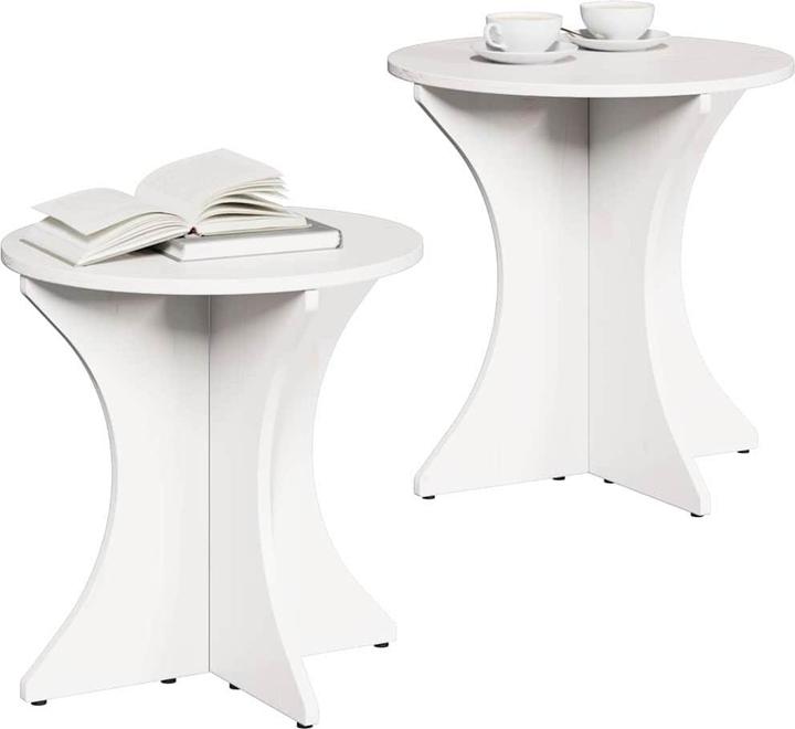 Immagine prodotto vidaXL Tavolino da caffè (37 x 37 x 40 cm, 46 x 46 x 47 cm)