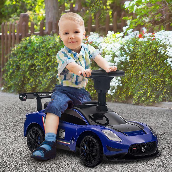 Actual product image Swisshandel24 Rutschauto, Bobby Car mit Stauraum, Hupe und Musik Blau 65 x 29 x 37 cm, blau