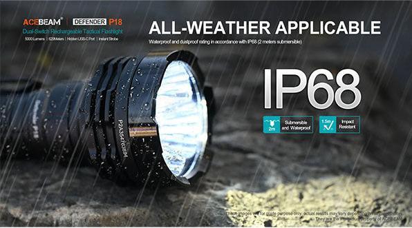 Produktbild AceBeam P18 Quad-Core (14.49 cm, 5000 lm)