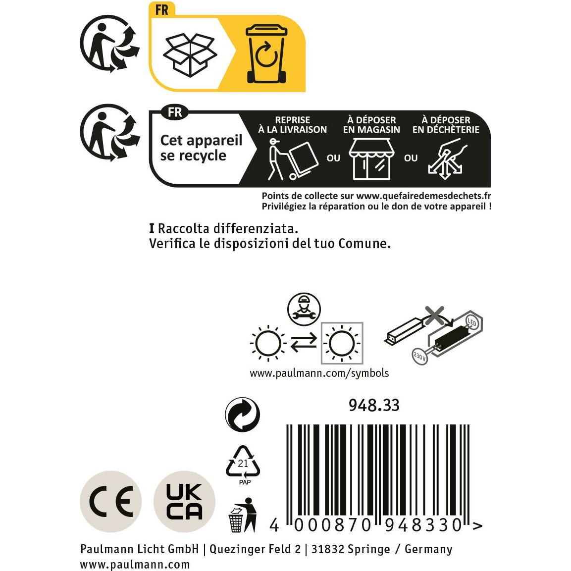Thumbnail - Paulmann, Gartenbeleuchtung, Cuff (700 lm, IP44)