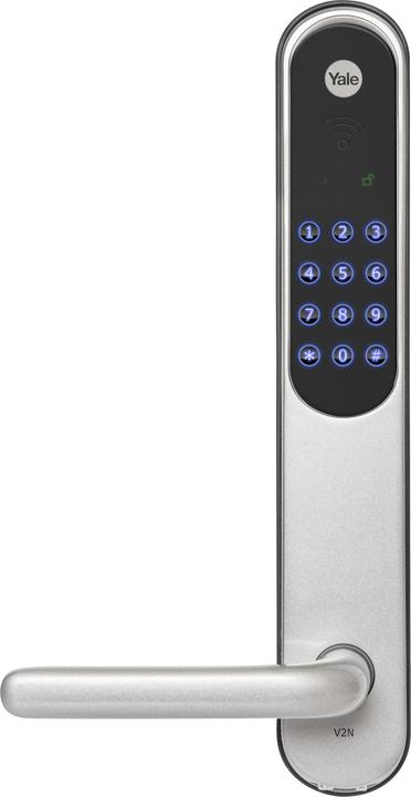Actual product image Yale Doorman Classic Digital Door Lock, silver (Bluetooth, Electronic numerical code, Key card)