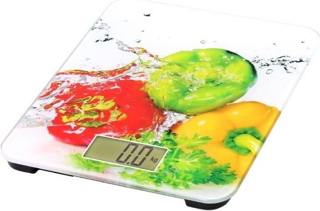 Actual product image Omega OBSKW Kitchen Scale Multicolor Countertop Rectangle Electronic Kitchen Scale