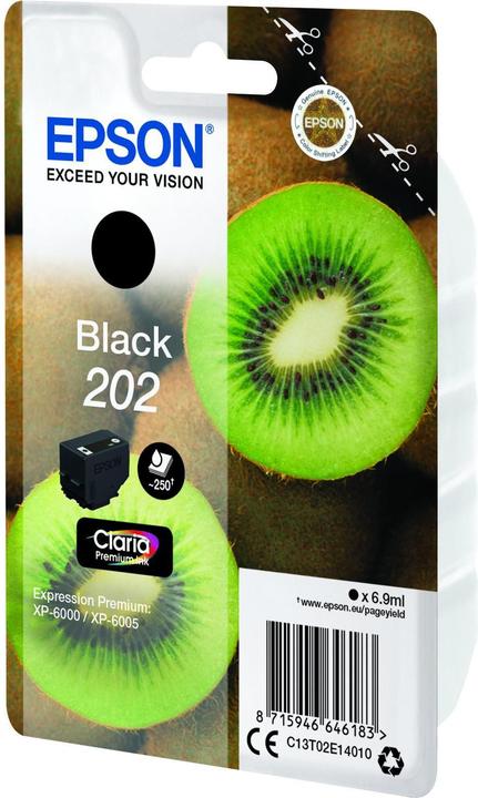 Actual product image Epson SINGLEPACK BLACK 202 (FC)