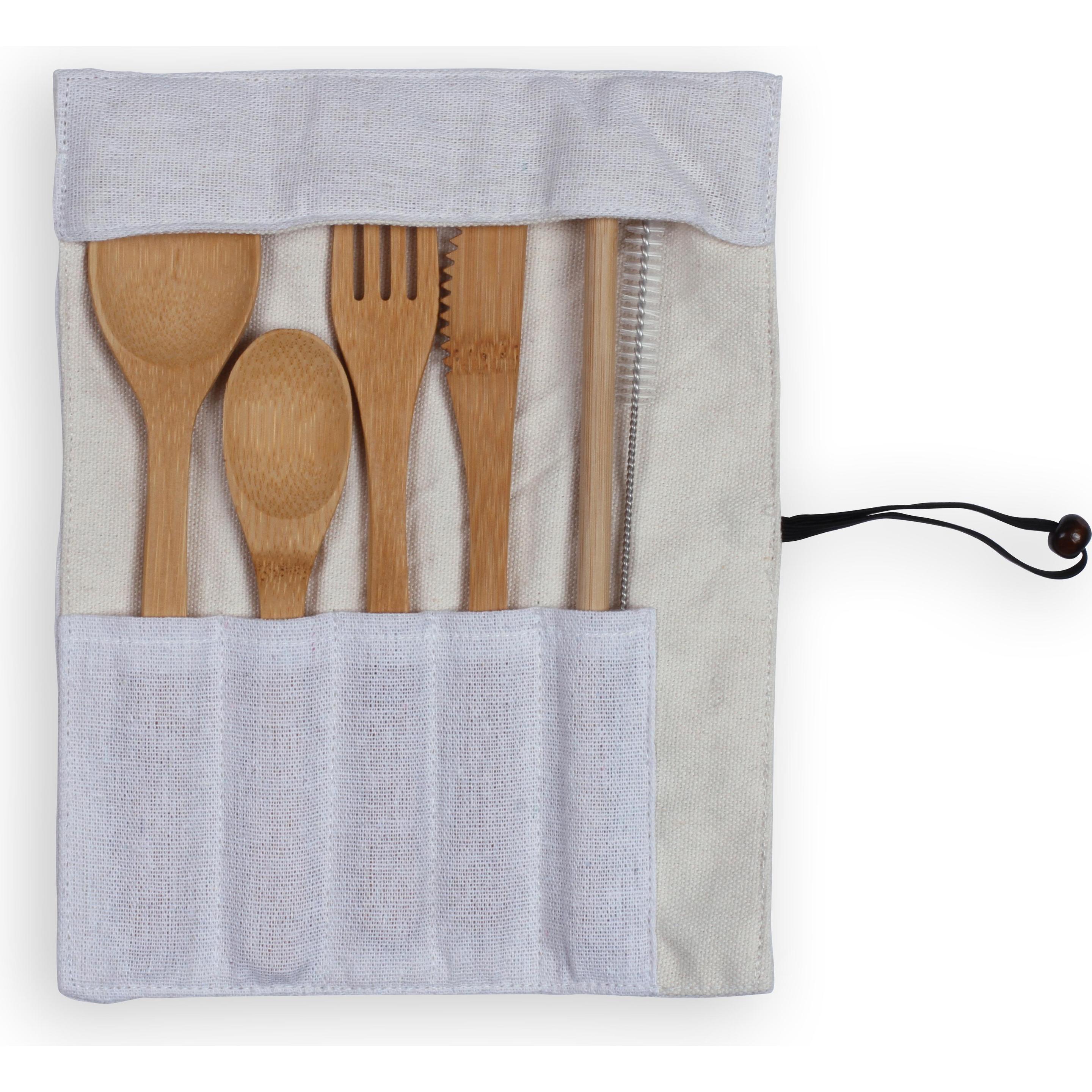 Livoo Bambusbesteck, Besteck, Beige
