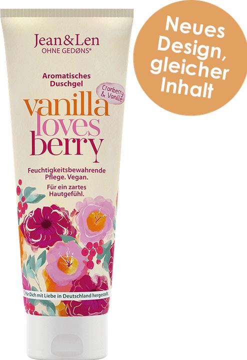 Actual product image Jean & Len Jean&Len dušigeel jõhvikas ja vanilje 250 ml (250 ml)