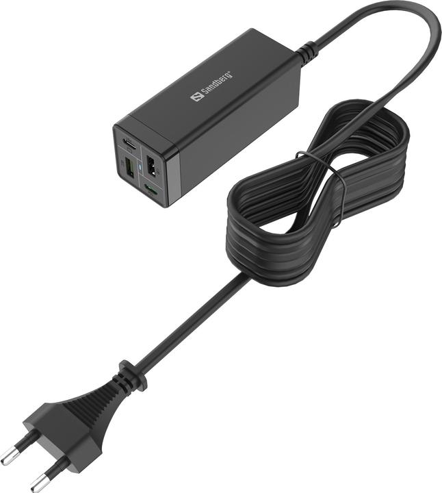 Productafbeelding Sandberg 4in1 Lader 2xUSB-C 2xUSB 65W (65 W)