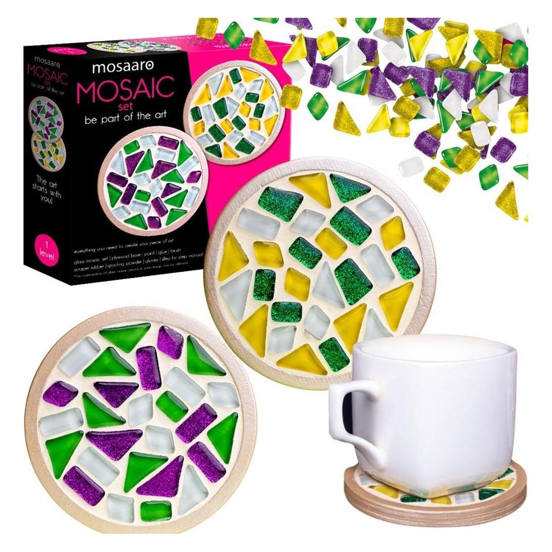 Roter Käfer Kreativset Mosaik - Runder Sockel