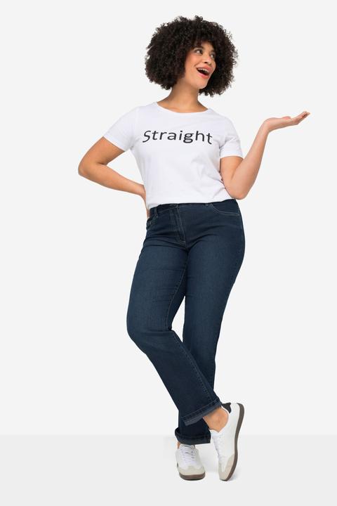 Actual product image Angel of Style Straight cut Paula jeans with comfortable stretch material and 5 pockets (50)