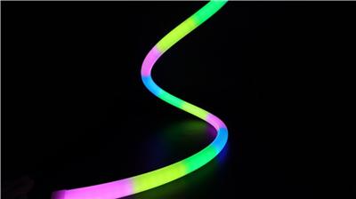 Immagine prodotto EB Troller LED-Lichtschlauch neon 24VDC SPI RGB 19W/m 65lm (RGB, 500 cm, Esterno)