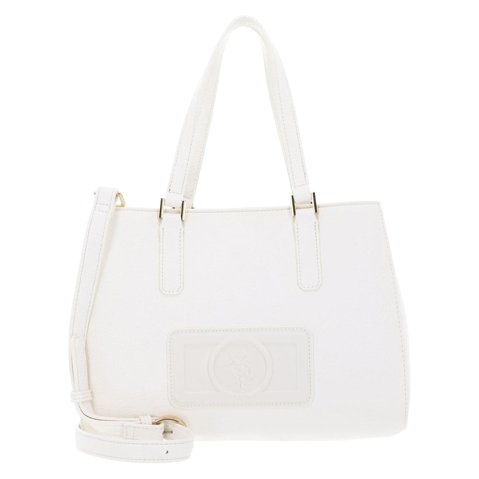 U.S. Polo, Damen, Handtasche, Manipur Double Handle Bag, Weiss